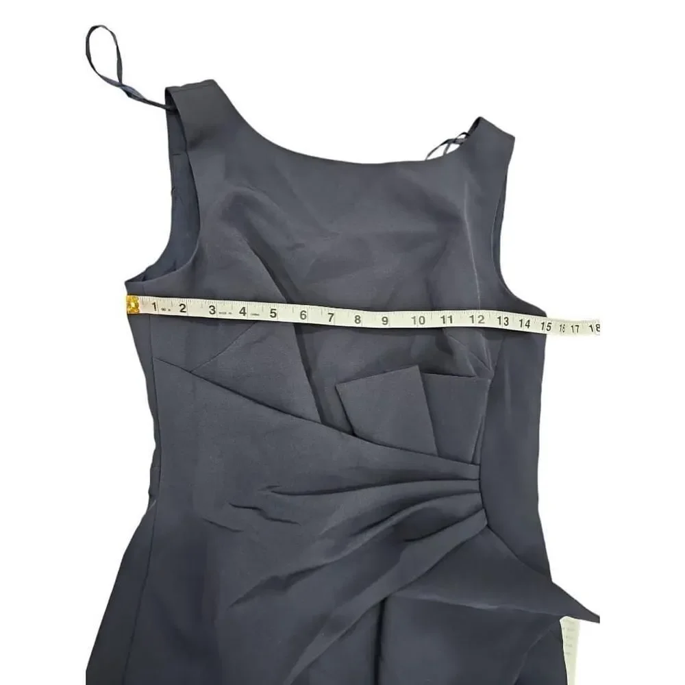 NWOT Eliza J Navy Blue Size 6 Maxi Dress